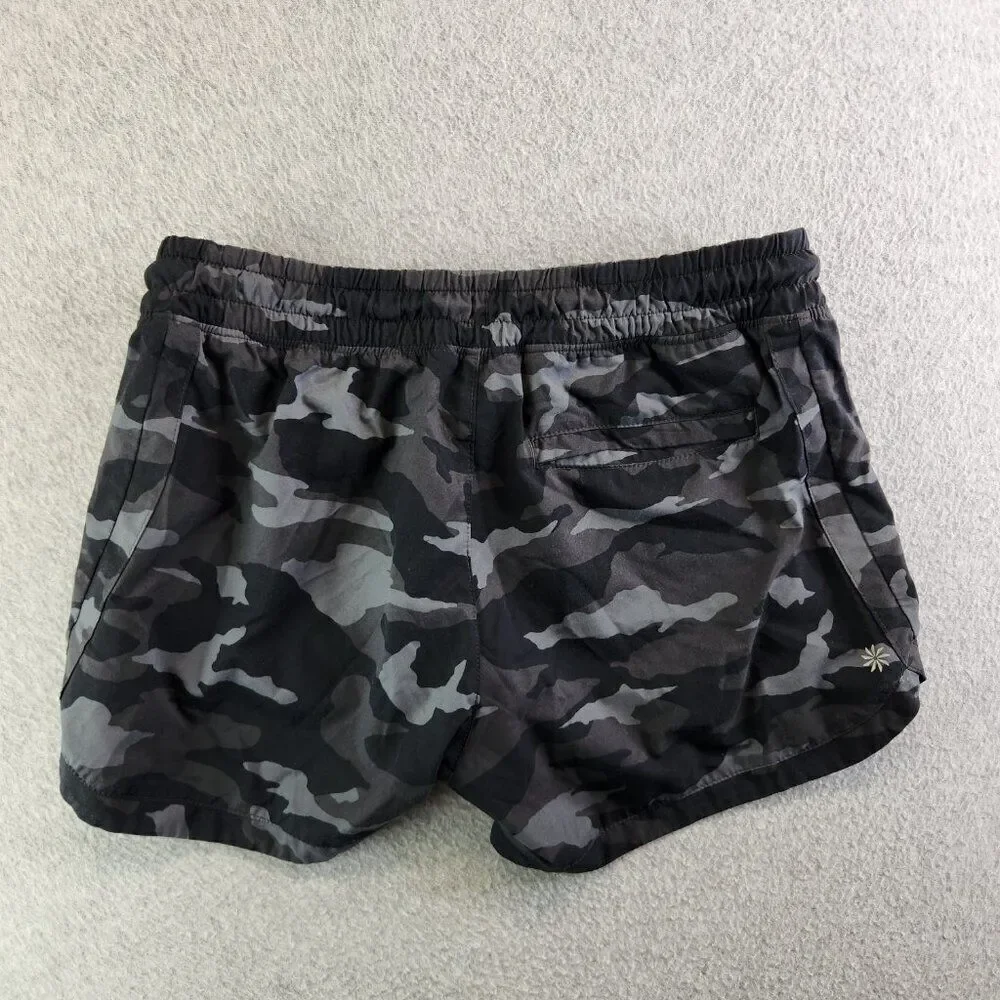 Athleta Girl Shorts Girls XXL Gray Camo All Play 3 Short Zip Pockets Athleisure - Picture 14 of 15
